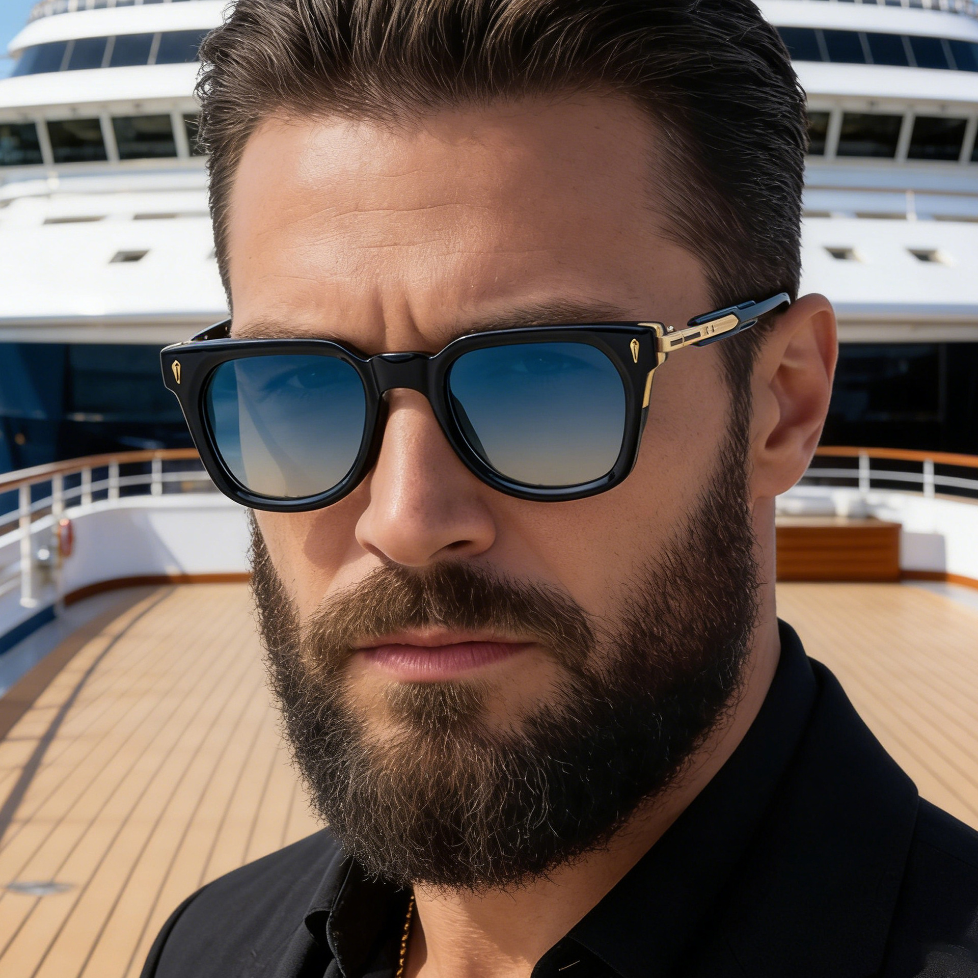 New Men's Fashion Square Sunglasses - Premium Outdoor Driving UV Protection Eyewear