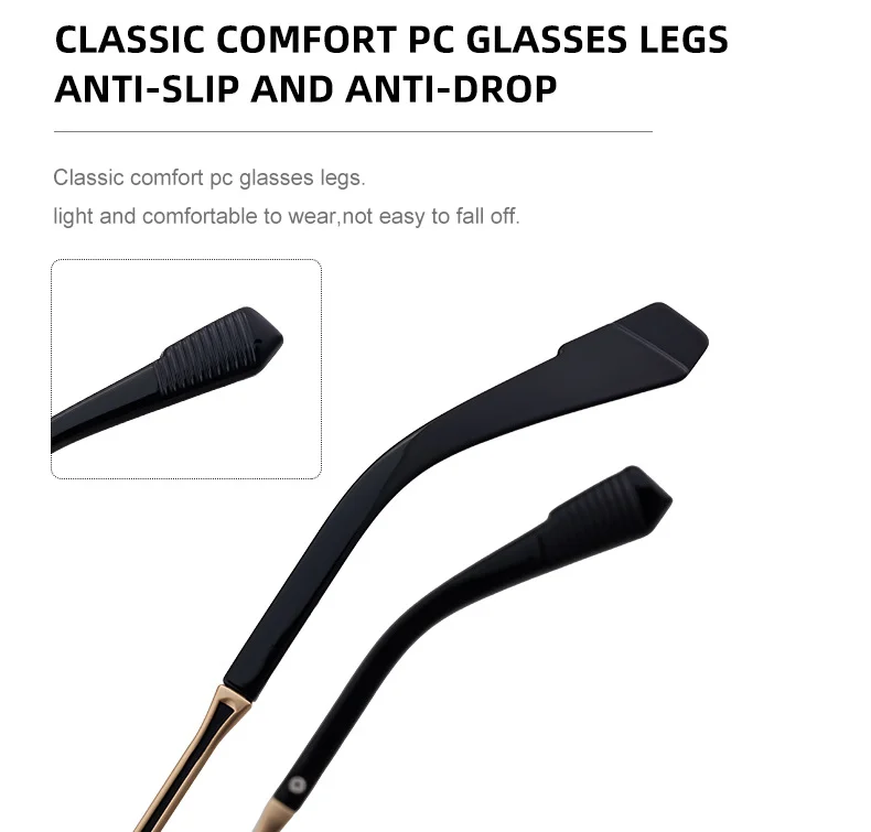 Black Zinc Alloy New Fashion Men's Square Polarized Sunglasses - Unique Outdoor Trendy UV Protection Shades - Details 13