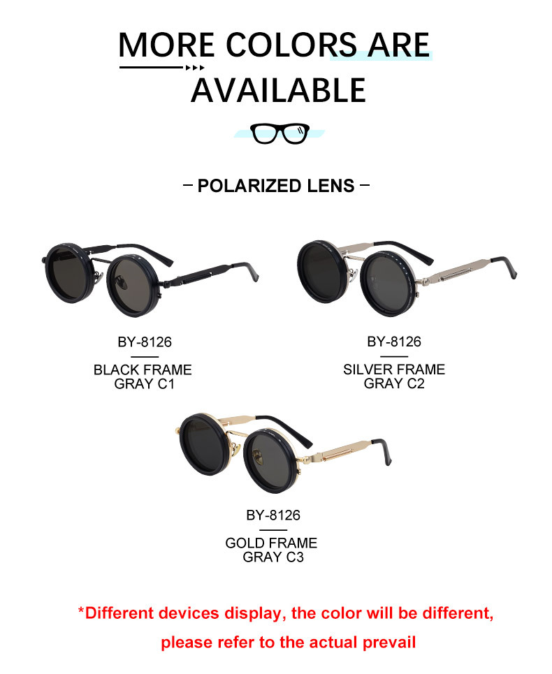 Black Metal Women's ND9 Adjustable Polarized Sunglasses – Variable Tint Retro Fishing & Driving Glasses with UV400 Anti-Glare Protection - Details 13