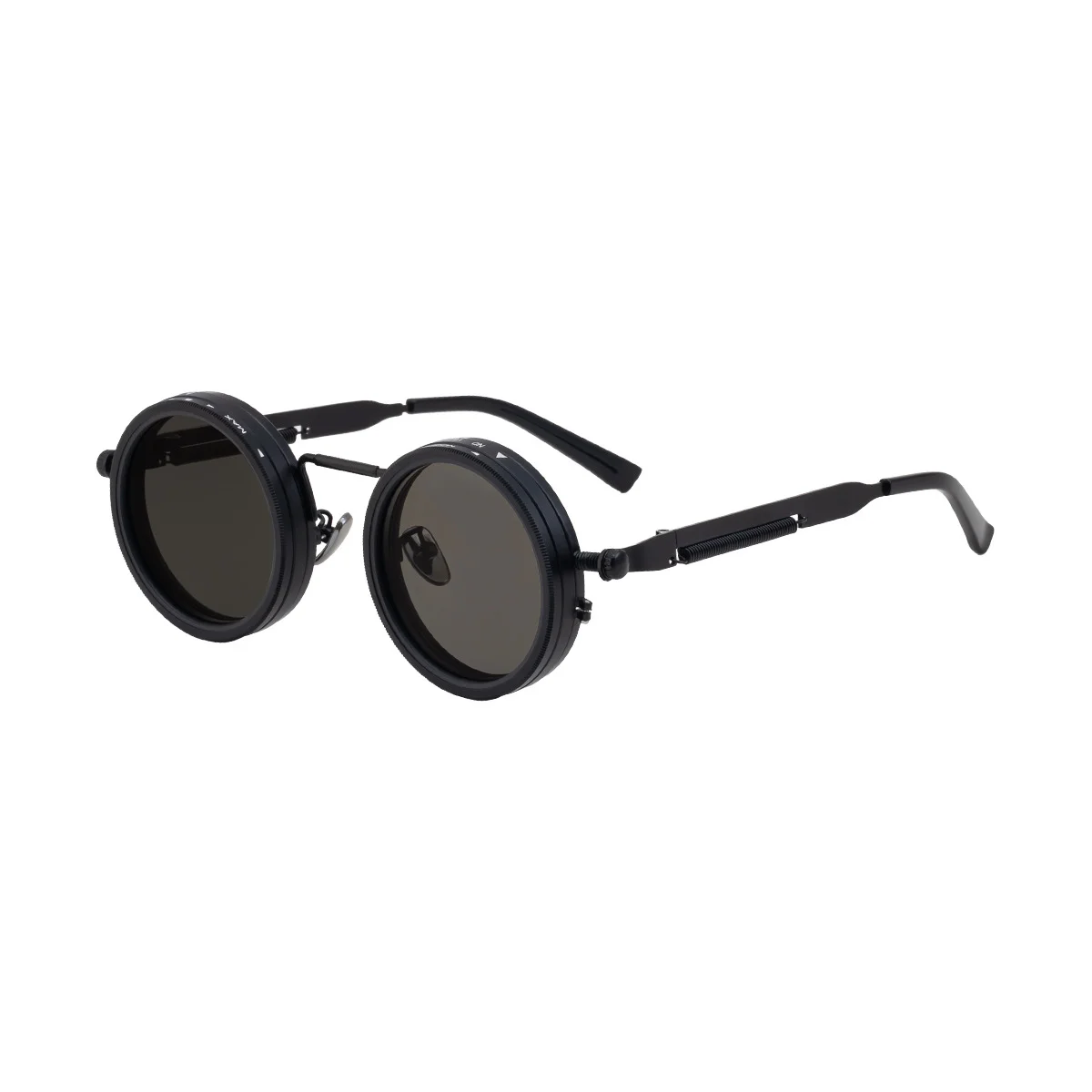 Black Metal Women's ND9 Adjustable Polarized Sunglasses – Variable Tint Retro Fishing & Driving Glasses with UV400 Anti-Glare Protection - View 5