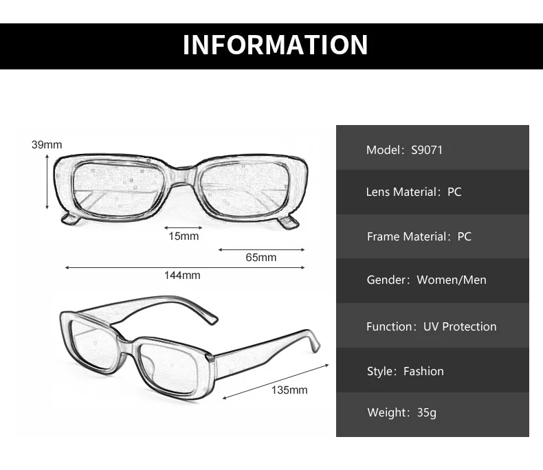 Multiple colors available PC Street Photography Sunglasses / $1.15 per pair (Wholesale Price) - View 4
