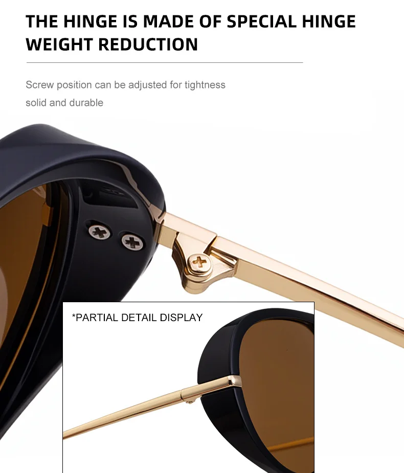 Black Zinc Alloy New Women's Aviator Sunglasses with Double Bridge – Retro Teal Style UV400 Polarized Outdoor Sun Glasses for Driving & Travel - Details 13