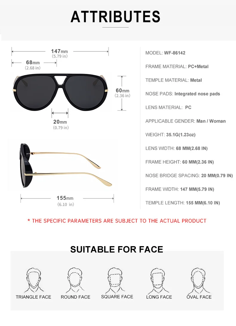 Black Zinc Alloy New Women's Aviator Sunglasses with Double Bridge – Retro Teal Style UV400 Polarized Outdoor Sun Glasses for Driving & Travel - Details 16