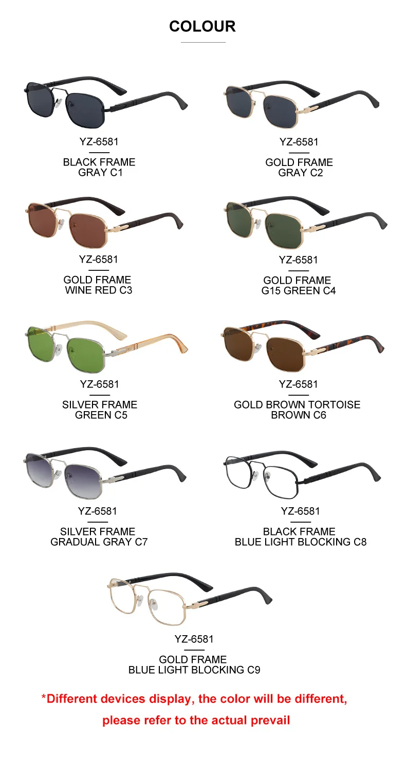 Black Metal New Unisex Retro Square Sunglasses with Metal Frame – Trendy Fashion UV400 Sun Glasses for Men & Women - Details 13