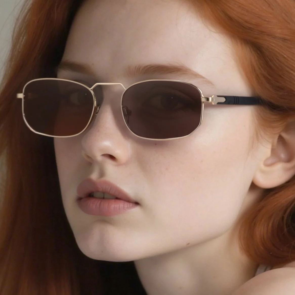 New Unisex Retro Square Sunglasses with Metal Frame – Trendy Fashion UV400 Sun Glasses for Men & Women