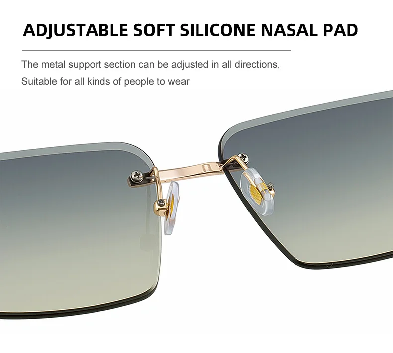 Black PC New Fashion Square Photochromic Sunglasses – Unique Trendy UV400 Outdoor Sun Glasses with Variable Tint - Details 18
