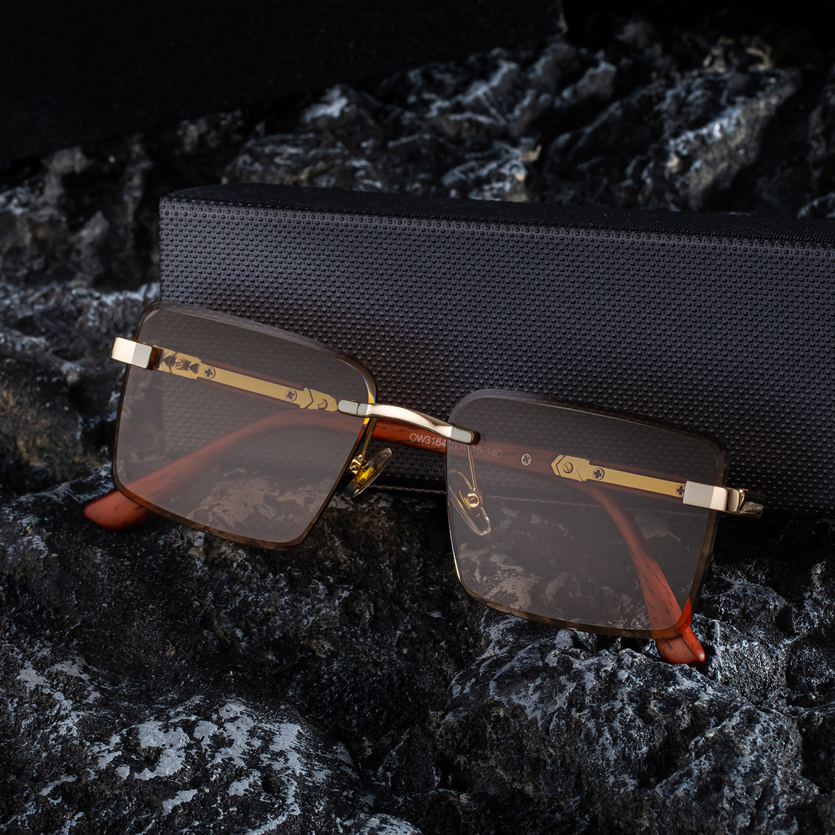 New Fashion Square Photochromic Sunglasses – Unique Trendy UV400 Outdoor Sun Glasses with Variable Tint Custom Eyewear