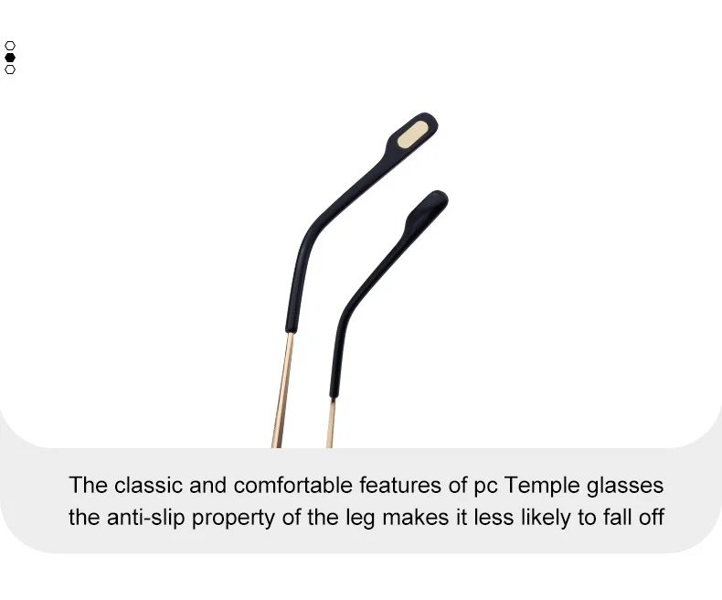 Black PC 2026 New Fashion Rimless Sunglasses for Women – Trendy Metal Temple Street Style UV400 Outdoor Sun Glasses - Details 14