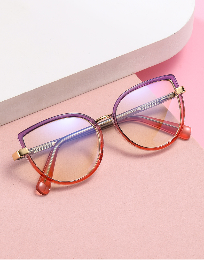 Black TR90 2026 New Cat-Eye Photochromic Optical Frames for Women – Personalized Versatile High-End Fashion Sun Glasses with UV Protection - Details 5
