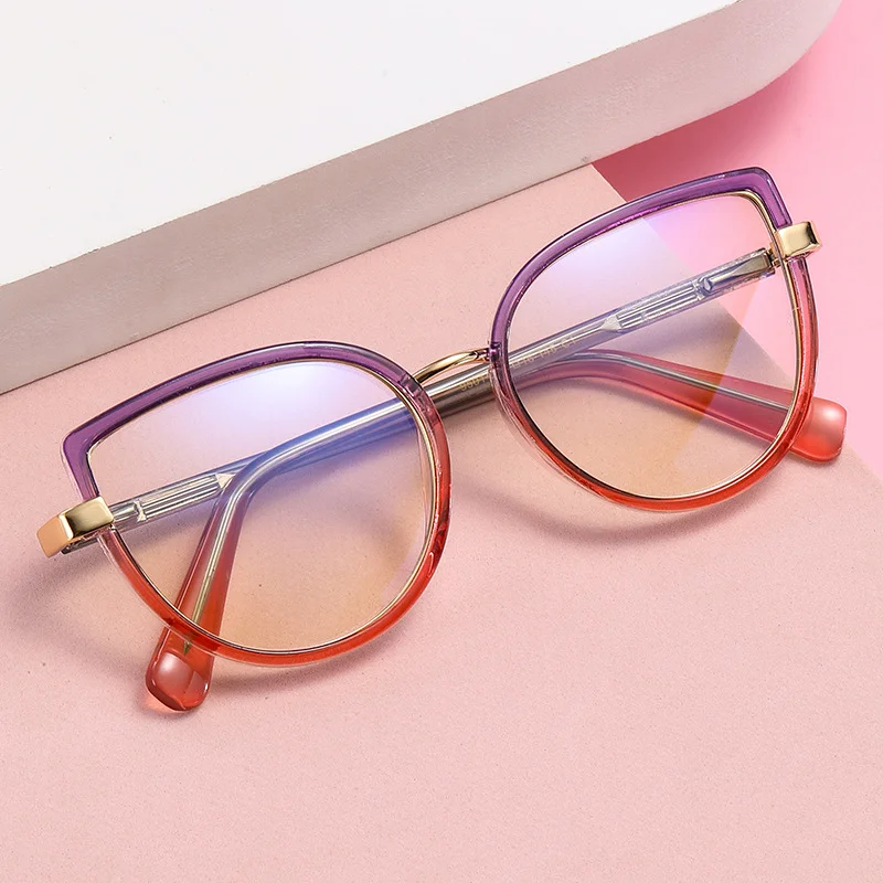 Black TR90 2026 New Cat-Eye Photochromic Optical Frames for Women – Personalized Versatile High-End Fashion Sun Glasses with UV Protection - View 3