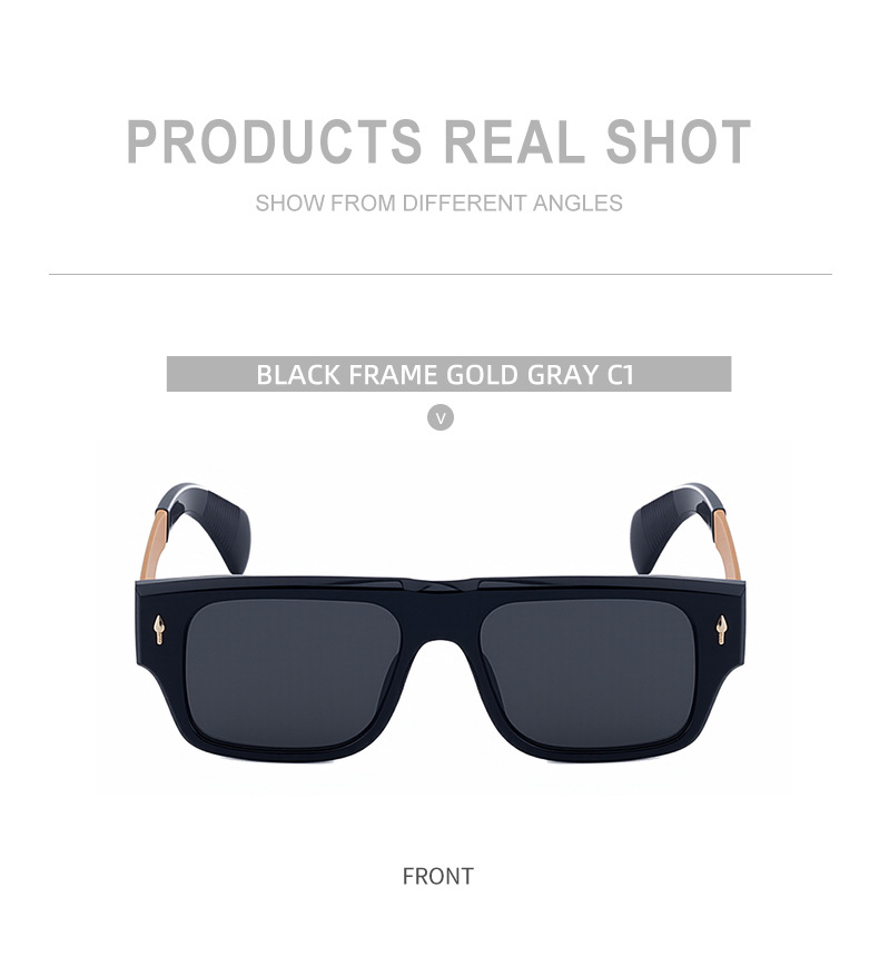 Men's Retro Square Sunglasses - Trendy Fashion Oversized Sunnies with UV400 Protection Details and Specifications