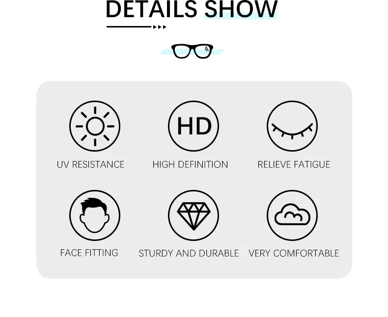 Black PC Unisex Diamond Cut Rimless Sunglasses - Premium Photochromic Vintage Eyewear - Details 6