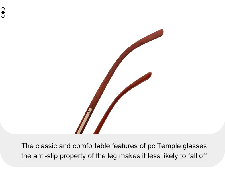 Black PC Unisex Diamond Cut Rimless Sunglasses - Premium Photochromic Vintage Eyewear - Details 12