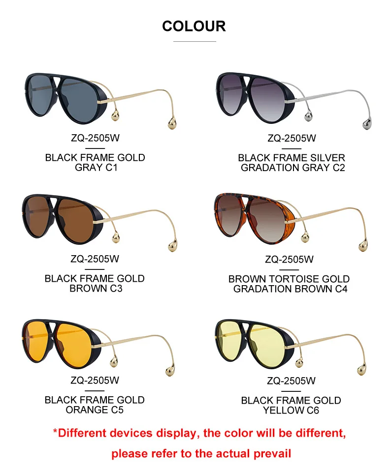 Black PC Women's Fashion Double Bridge Aviator Sunglasses - Trendy Pilot Sun Glasses UV400 - Details 11