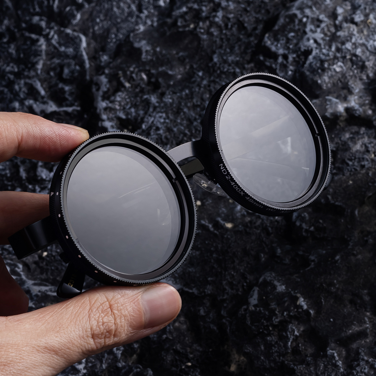 Men's ND9 Adjustable Zoom Sunglasses - Premium Round Polarized UV400 Eyewear Details and Specifications