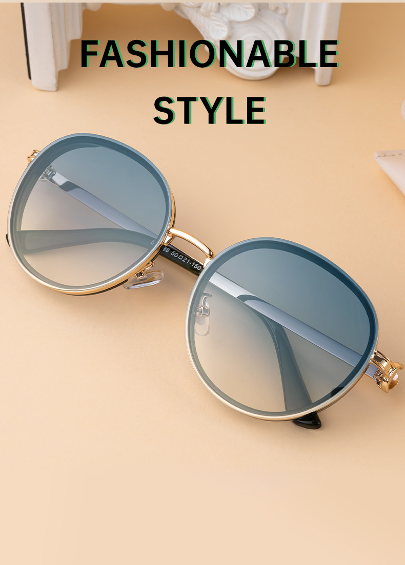 Women's Fashion Round Sunglasses - Punk Style Outdoor Premium Sun Glasses Details and Specifications