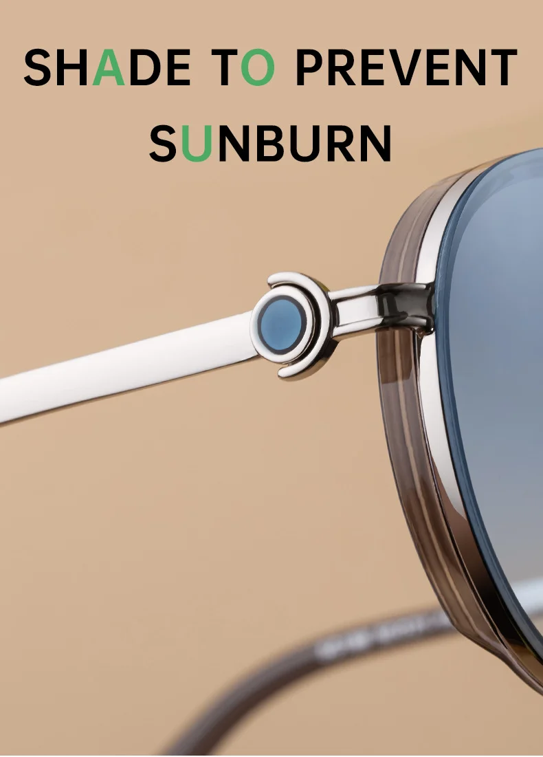Black metal Women's Fashion Round Sunglasses - Punk Style Outdoor Premium Sun Glasses - Details 3