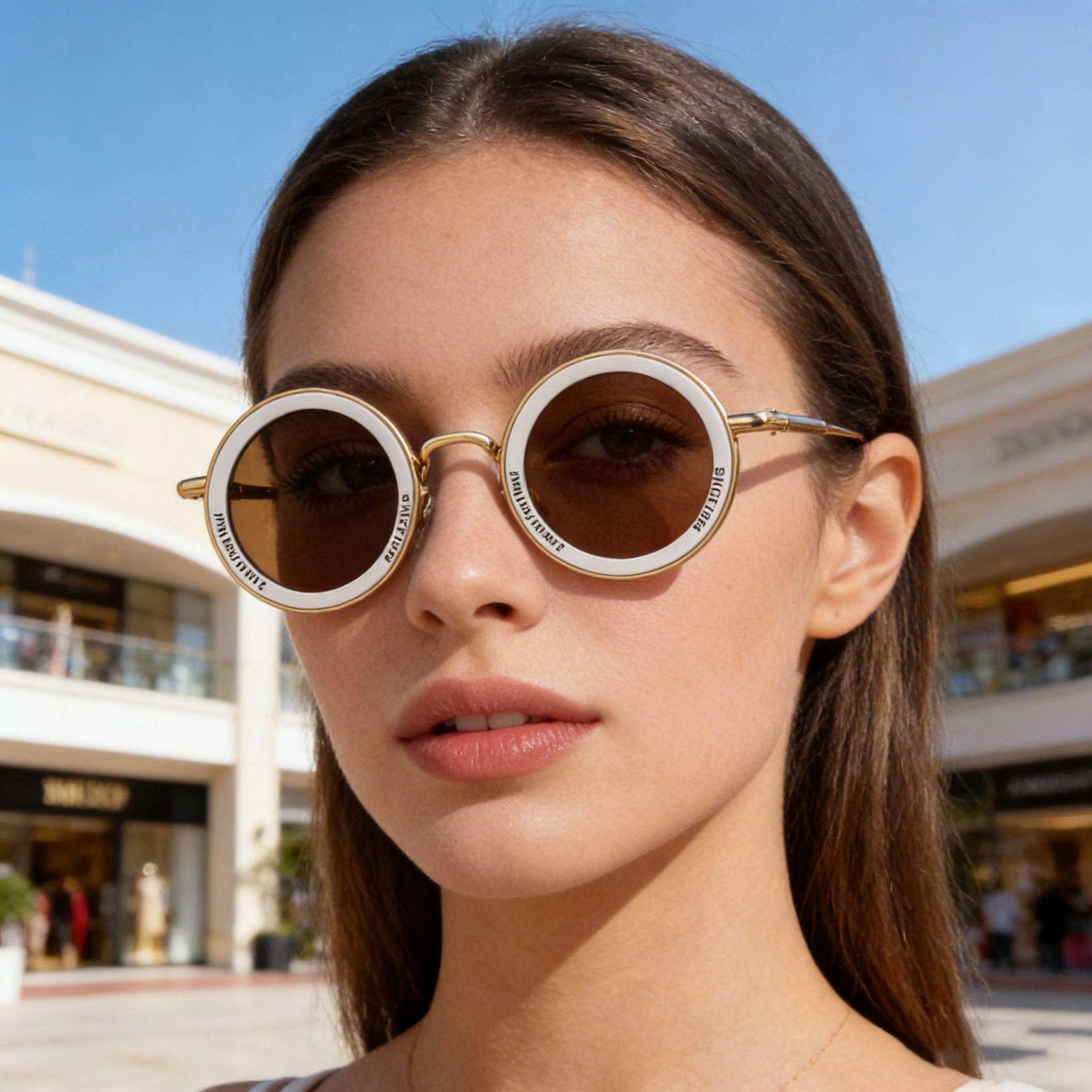 Unisex Fashion Round Sunglasses - Retro Unique UV400 Sun Glasses Wholesale Custom Eyewear