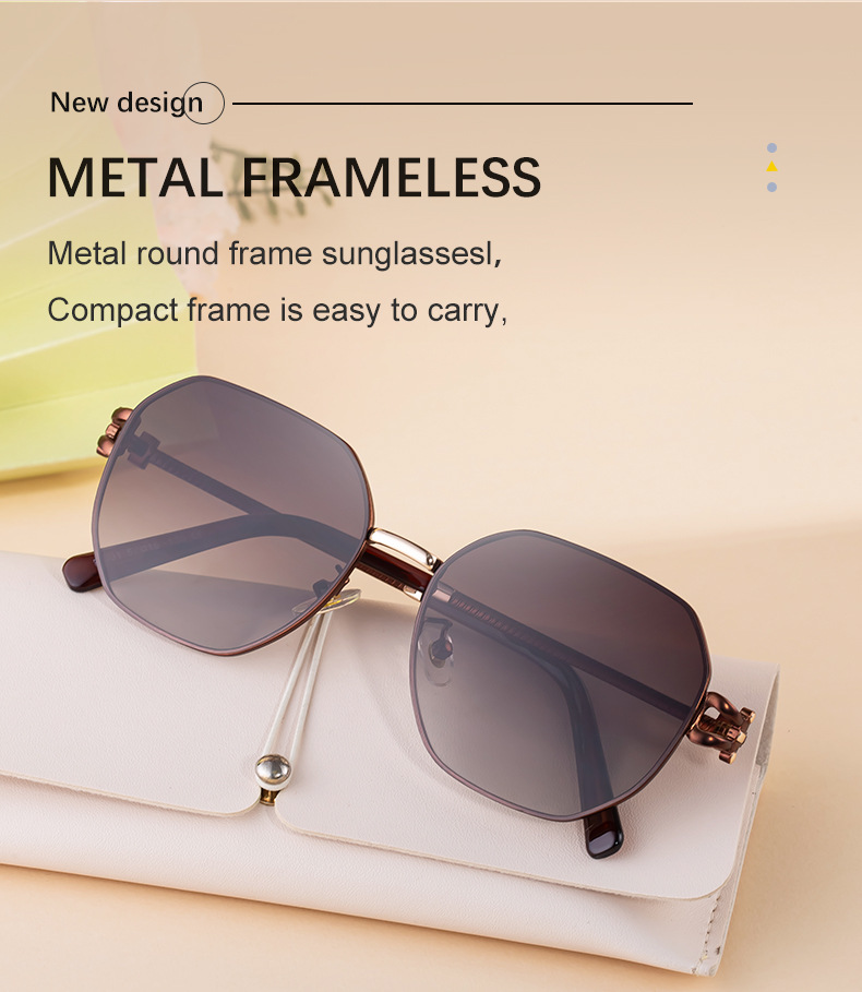 Women's Fashion Oversized Sunglasses - Premium Hollow Temple UV400 Sun Glasses Details and Specifications