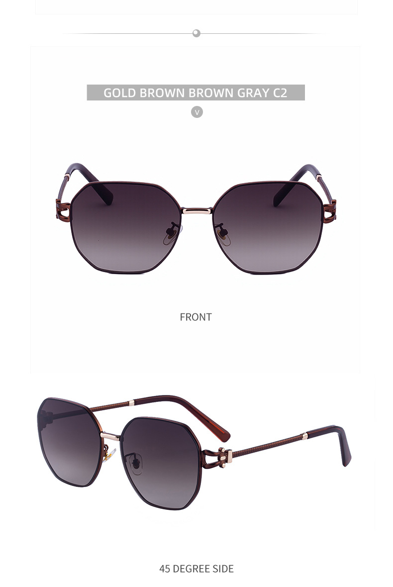 Women's Fashion Oversized Sunglasses - Premium Hollow Temple UV400 Sun Glasses Details and Specifications