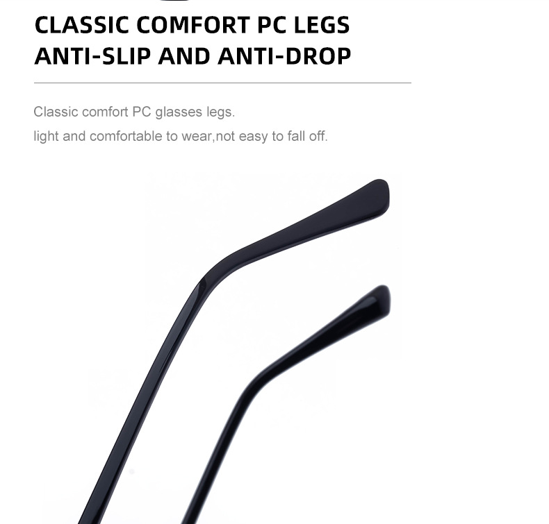 Black Metal Men's Metal Square Sunglasses - Premium UV400 Fashion Sun Glasses - Details 8