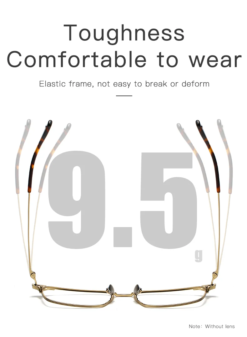  Titanium Pure Titanium Glasses Frame Men Retro Glasses Ultra Light - Details 4