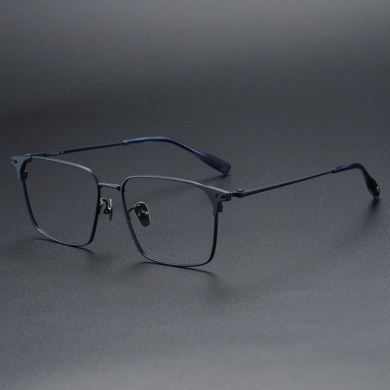 Titanium Pure Titanium Glasses Frame Men Retro Glasses Ultra Light - View 5