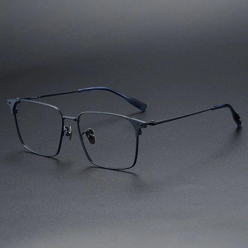 Titanium Pure Titanium Glasses Frame Men Retro Glasses Ultra Light - View 5