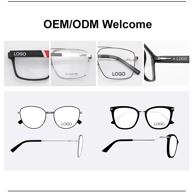 TR-90 Cat Eye Luxury Computer Eyeglasses with TR Frames Fashionable Solid Pattern Women's Glasses for All Face Sizes - Details 5