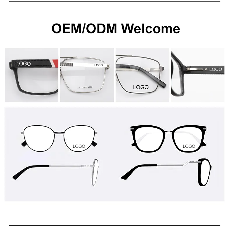 TR-90 Cat Eye Luxury Computer Eyeglasses with TR Frames Fashionable Solid Pattern Women's Glasses for All Face Sizes - Details 5