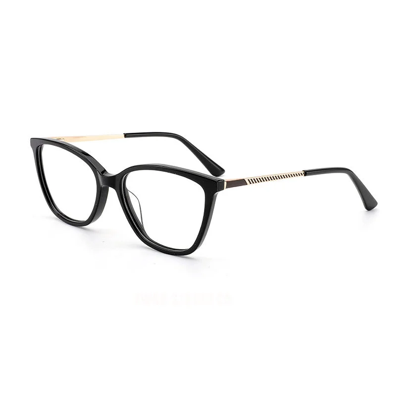  TR-90 Cat Eye Luxury Computer Eyeglasses with TR Frames Fashionable Solid Pattern Women's Glasses for All Face Sizes - View 2
