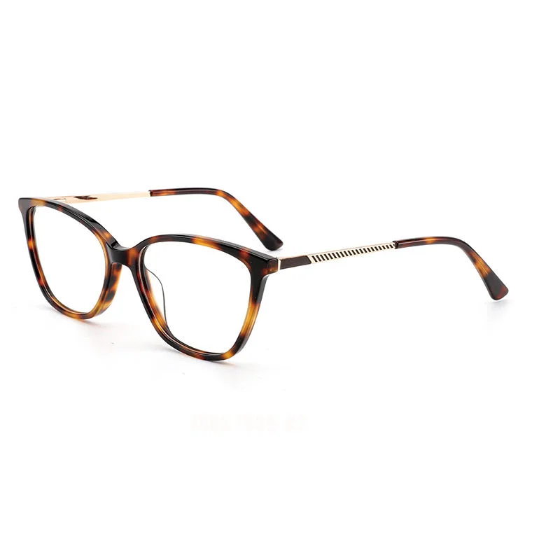  TR-90 Cat Eye Luxury Computer Eyeglasses with TR Frames Fashionable Solid Pattern Women's Glasses for All Face Sizes - View 3