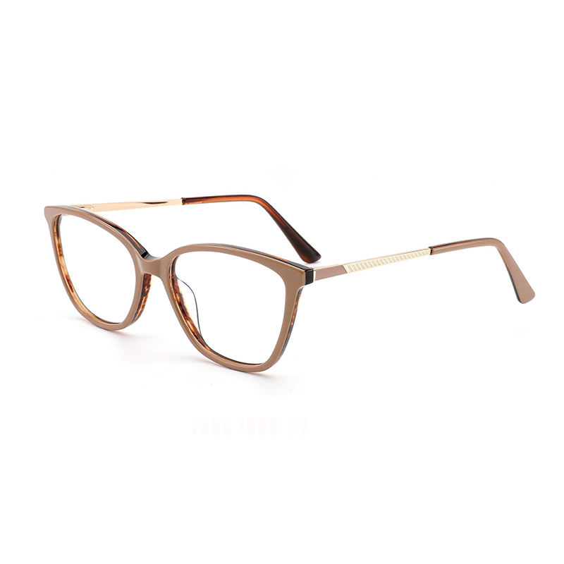Cat Eye Luxury Computer Eyeglasses with TR Frames Fashionable Solid Pattern Women's Glasses for All Face Sizes Custom Eyewear