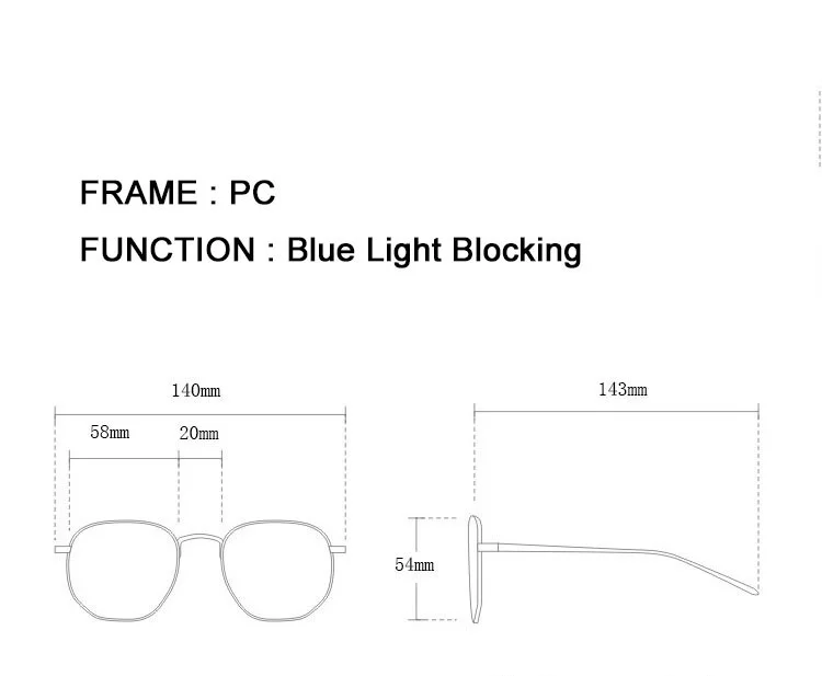  PC New Design TR Eyeglass Framed Women Wholesale Filter Blue Light Eyeglasses Fashion Anti Blue Light Glasses Women - Details 3