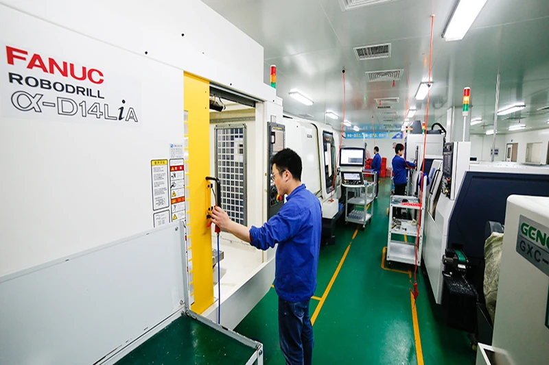 CNC Machining Workshop — Hermitin Optical Manufacturing Facility
