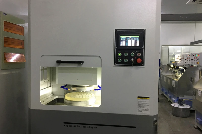 Precision Lapping & Polishing Machine — Hermitin Optical Manufacturing Facility