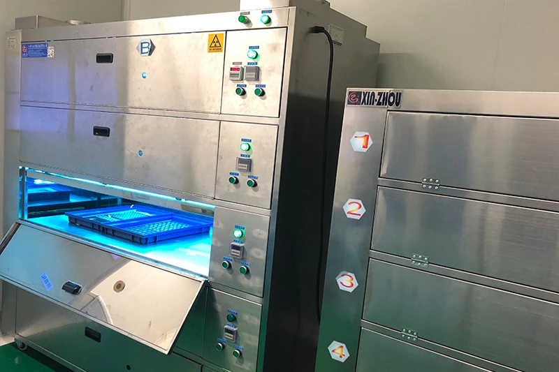 UV Curing & Baking Station — Hermitin Optical Manufacturing Facility